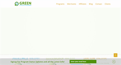 Desktop Screenshot of greenaffiliateprograms.net