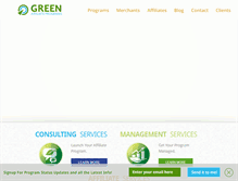 Tablet Screenshot of greenaffiliateprograms.net